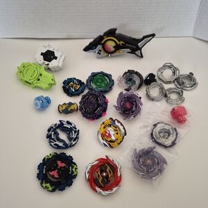Beyblade Burst Assorted Tops & Parts Lot